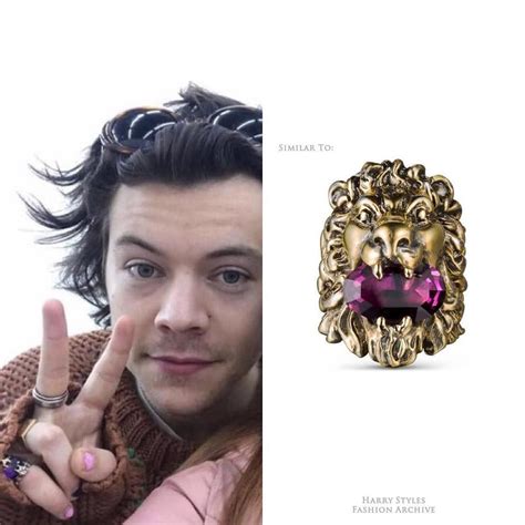 gucci leopard ring|harry styles gucci lion ring.